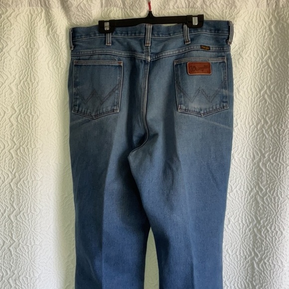 Wrangler Blue Bootcut Jeans Premium Denim vintage - Picture 4 of 7